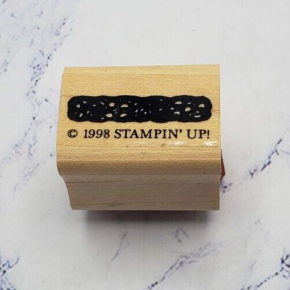 Stampin Up Lot of 4 Words and Sayings Wood Mounted Rubber Stamps - Picture 7 of 14